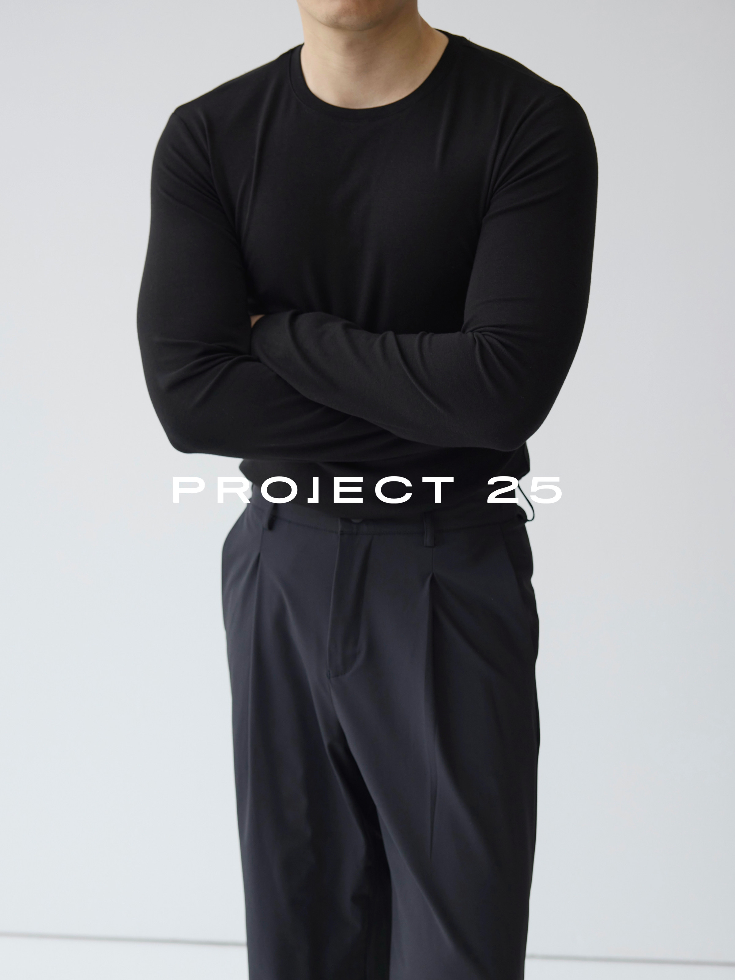 Base Layer Top - PROJECT 25 Męska koszulka slim-fit z