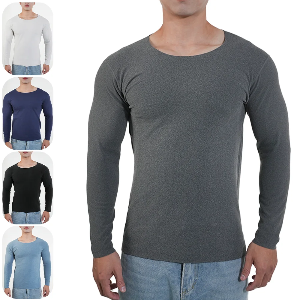 Undershirt Crew Neck - Męska bielizna termiczna koszulki z długim