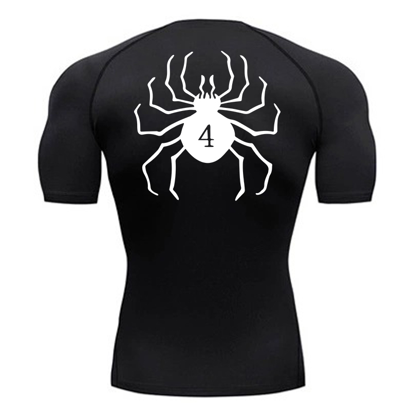 Base Layer Top - Koszulki kompresyjne z nadrukiem pająka dla