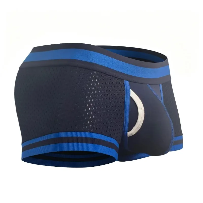 Mesh Sport Boxer - Letnie męskie bokserki z siateczki, wypukła
