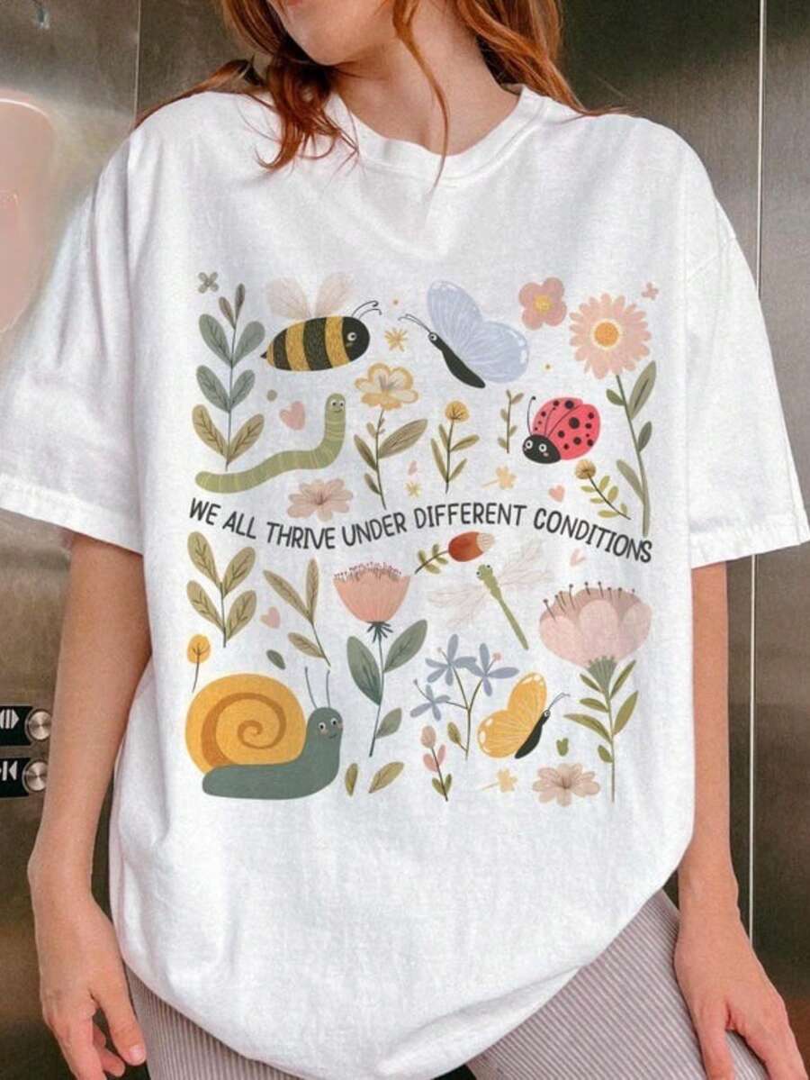 Koszulka graficzna dla nauczyc – Undershirt Crew Neck recenzja i cena