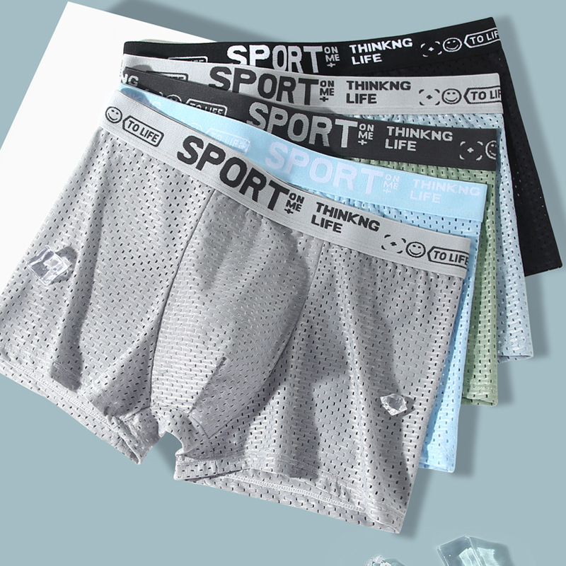 5 SZTUK Męskie Bokserki z Siat – Mesh Sport Boxer recenzja i cena