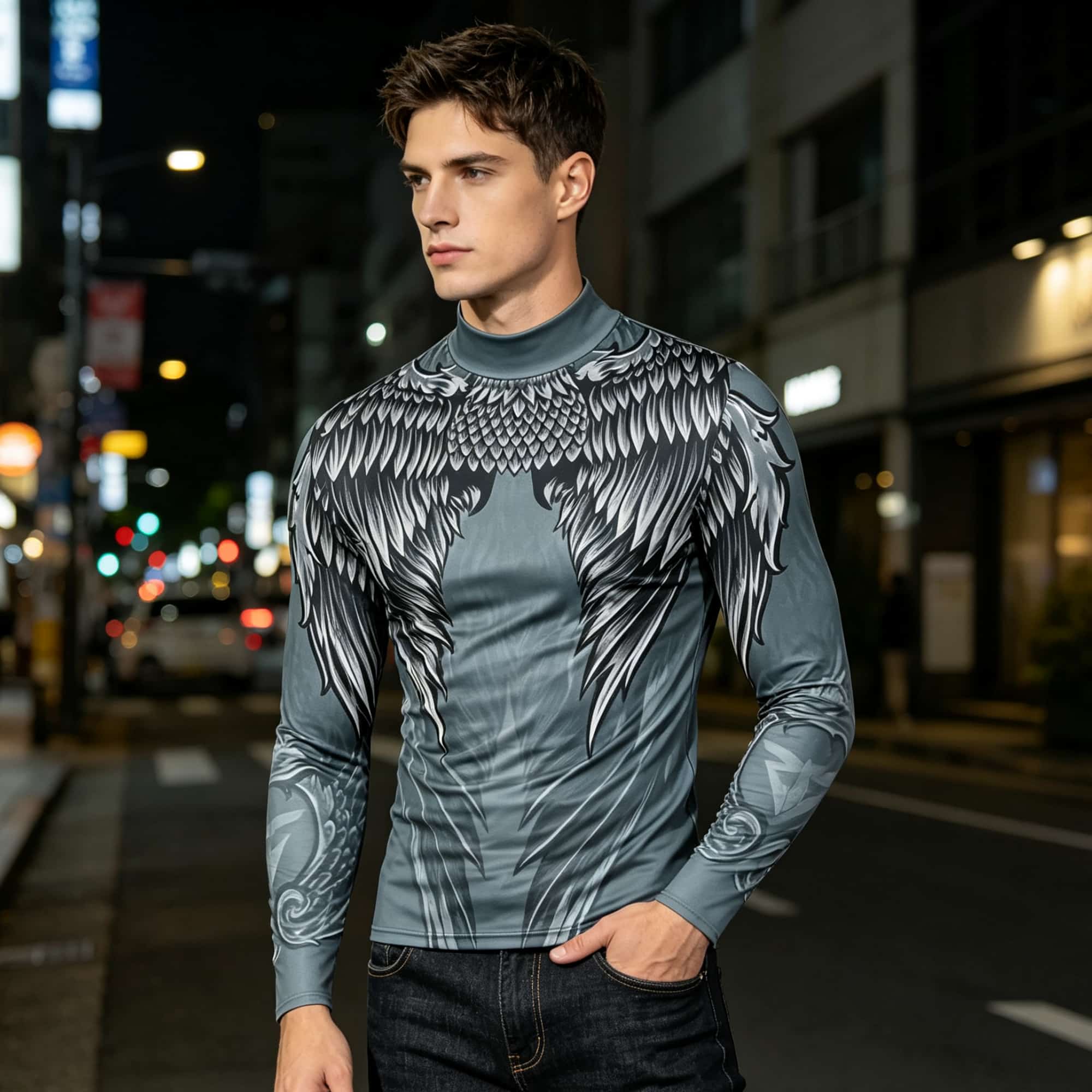 Męska sportowa koszulka z dług – Base Layer Top recenzja i cena