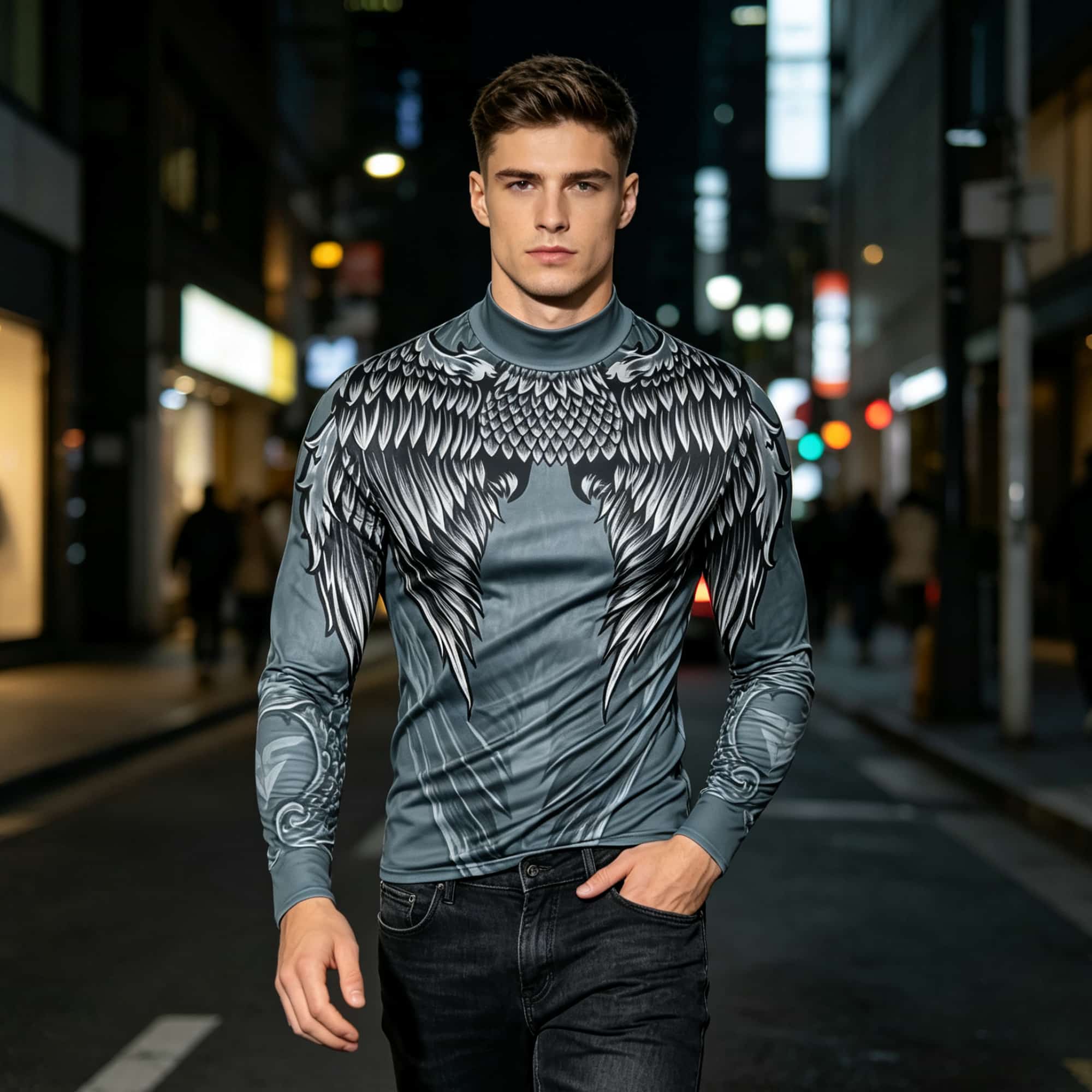 Męska sportowa koszulka z dług – Base Layer Top recenzja i cena