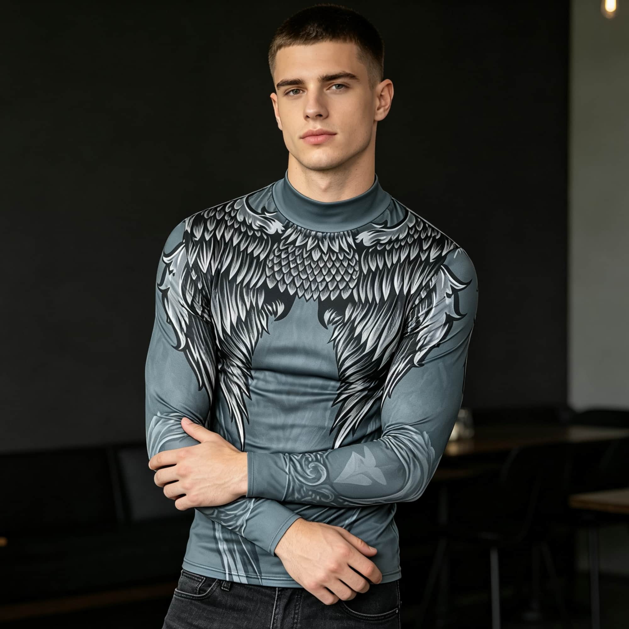 Męska sportowa koszulka z dług – Base Layer Top recenzja i cena