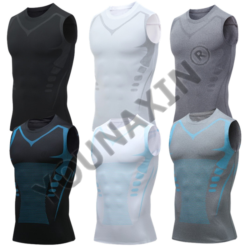 3 sztuki męskich bezrękawników – Base Layer Top recenzja i cena
